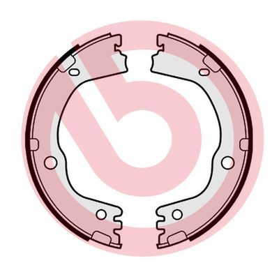 BREMBO S 30 543 Brake Shoe Set, parking brake