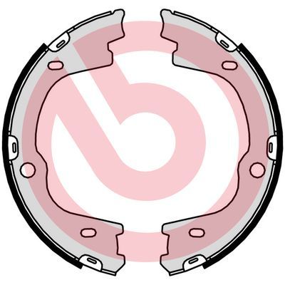 BREMBO S 30 544 Brake Shoe Set, parking brake