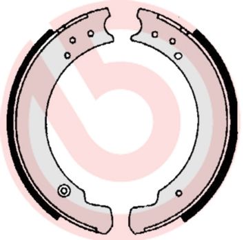 Brake Shoe Set BREMBO S 44 501