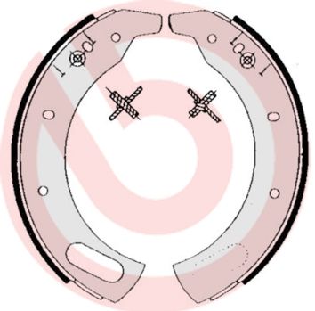 BREMBO S 44 503 Brake Shoe Set
