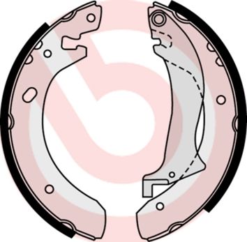 BREMBO S 44 504 Brake Shoe Set