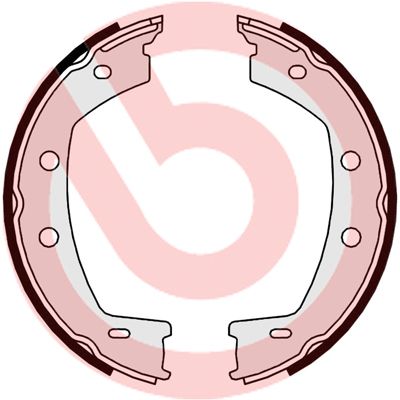 Brake Shoe Set, parking brake BREMBO S 44 508
