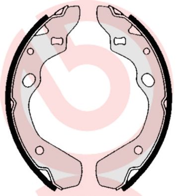 BREMBO S 49 504 Brake Shoe Set
