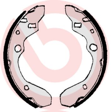BREMBO S 49 506 Brake Shoe Set
