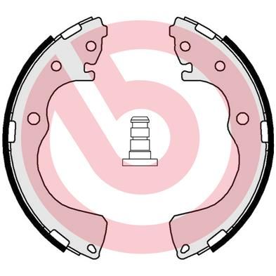 BREMBO S 49 525 Brake Shoe Set