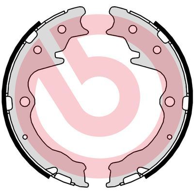 BREMBO S 49 526 Brake Shoe Set, parking brake