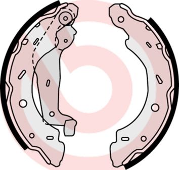 BREMBO S 50 504 Brake Shoe Set