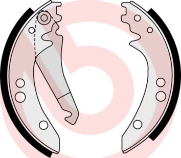 Brake Shoe Set BREMBO S 50 514