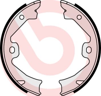Brake Shoe Set, parking brake BREMBO S 52 509