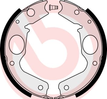 BREMBO S 54 518 Brake Shoe Set, parking brake