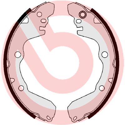 Brake Shoe Set BREMBO S 54 522
