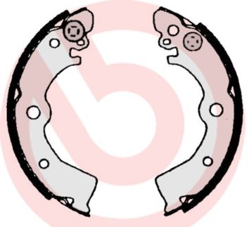Brake Shoe Set BREMBO S 56 506