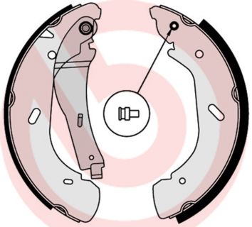 BREMBO S 56 513 Brake Shoe Set