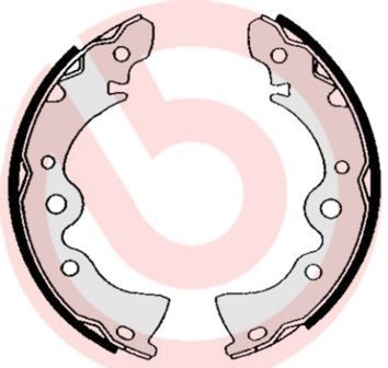 BREMBO S 56 519 Brake Shoe Set