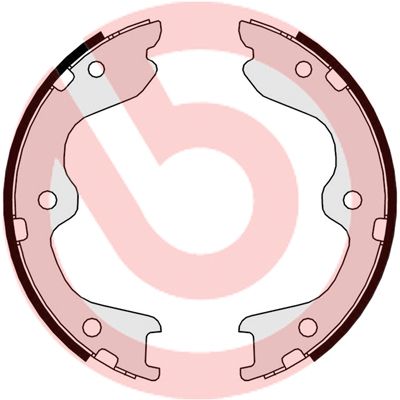 BREMBO S 56 544 Brake Shoe Set, parking brake