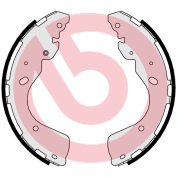 BREMBO S 56 547 Brake Shoe Set