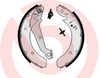 Brake Shoe Set BREMBO S 59 505