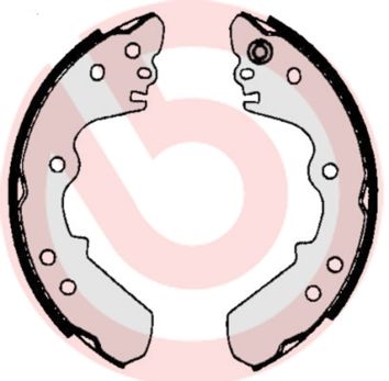 Brake Shoe Set BREMBO S 59 512