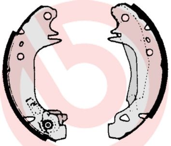 Brake Shoe Set BREMBO S 61 515