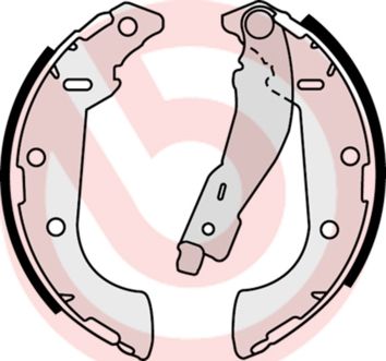 BREMBO S 61 521 Brake Shoe Set