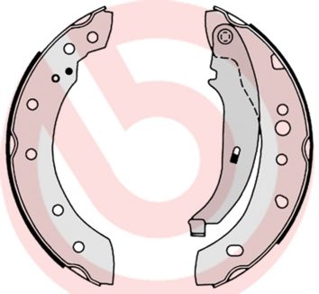BREMBO S 61 527 Brake Shoe Set