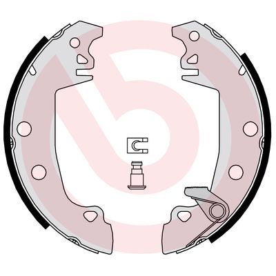 BREMBO S 61 537 Brake Shoe Set