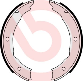 BREMBO S 61 540 Brake Shoe Set, parking brake