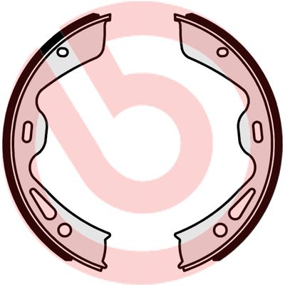 Brake Shoe Set, parking brake BREMBO S 65 504