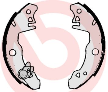 BREMBO S 68 510 Brake Shoe Set