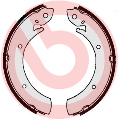 Brake Shoe Set BREMBO S 68 516