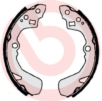 Brake Shoe Set BREMBO S 79 515