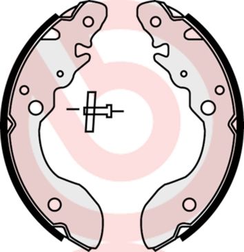 BREMBO S 79 520 Brake Shoe Set