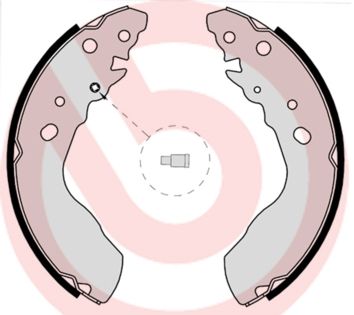 Brake Shoe Set BREMBO S 79 522