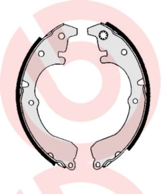 Brake Shoe Set BREMBO S 83 514