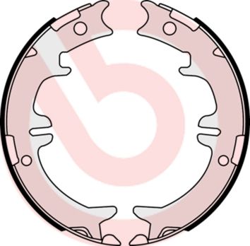 BREMBO S 83 542 Brake Shoe Set, parking brake