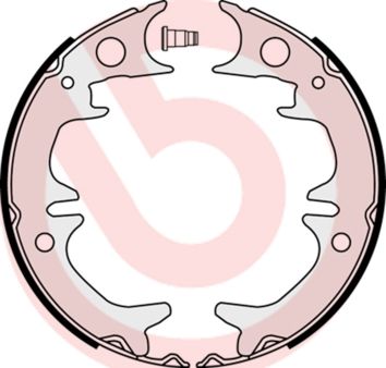 Brake Shoe Set, parking brake BREMBO S 83 543