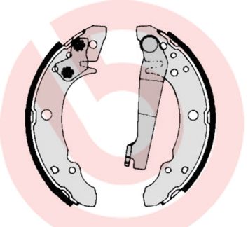 BREMBO S 85 507 Brake Shoe Set