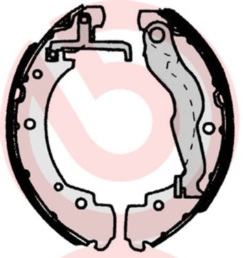 BREMBO S 85 515 Brake Shoe Set