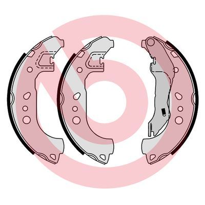 BREMBO S 85 543 Brake Shoe Set