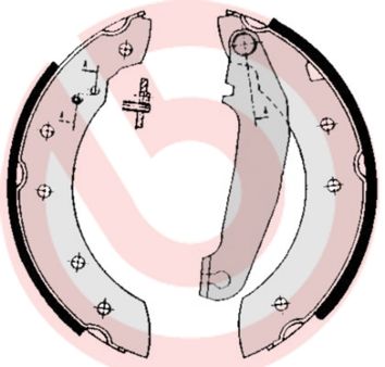 Brake Shoe Set BREMBO S 86 502