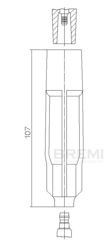BREMI 13343/2 Plug, spark plug