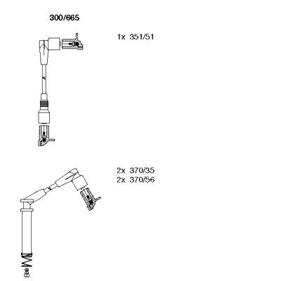 Ignition Cable Kit BREMI 300/665