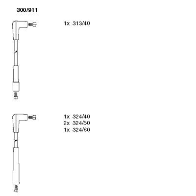 Ignition Cable Kit BREMI 300/911