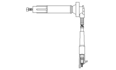 Ignition Cable BREMI 3A59E57
