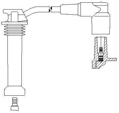 Ignition Cable BREMI 8A19/46