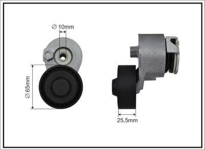 Tensioner Lever, V-ribbed belt CAFFARO 100596SP