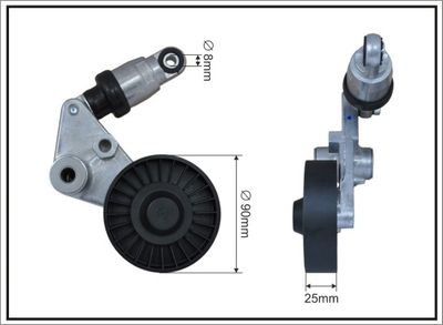 Tensioner Lever, V-ribbed belt CAFFARO 101299SP