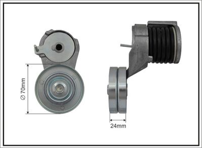 Tensioner Lever, V-ribbed belt CAFFARO 106699SP