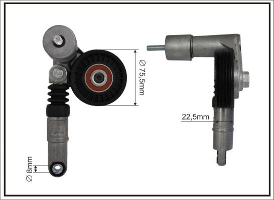 CAFFARO 108222SP Tensioner Lever, V-ribbed belt