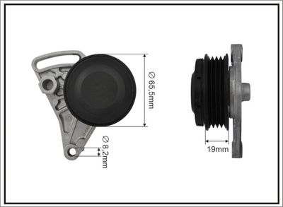Tensioner Lever, V-ribbed belt CAFFARO 108325SP